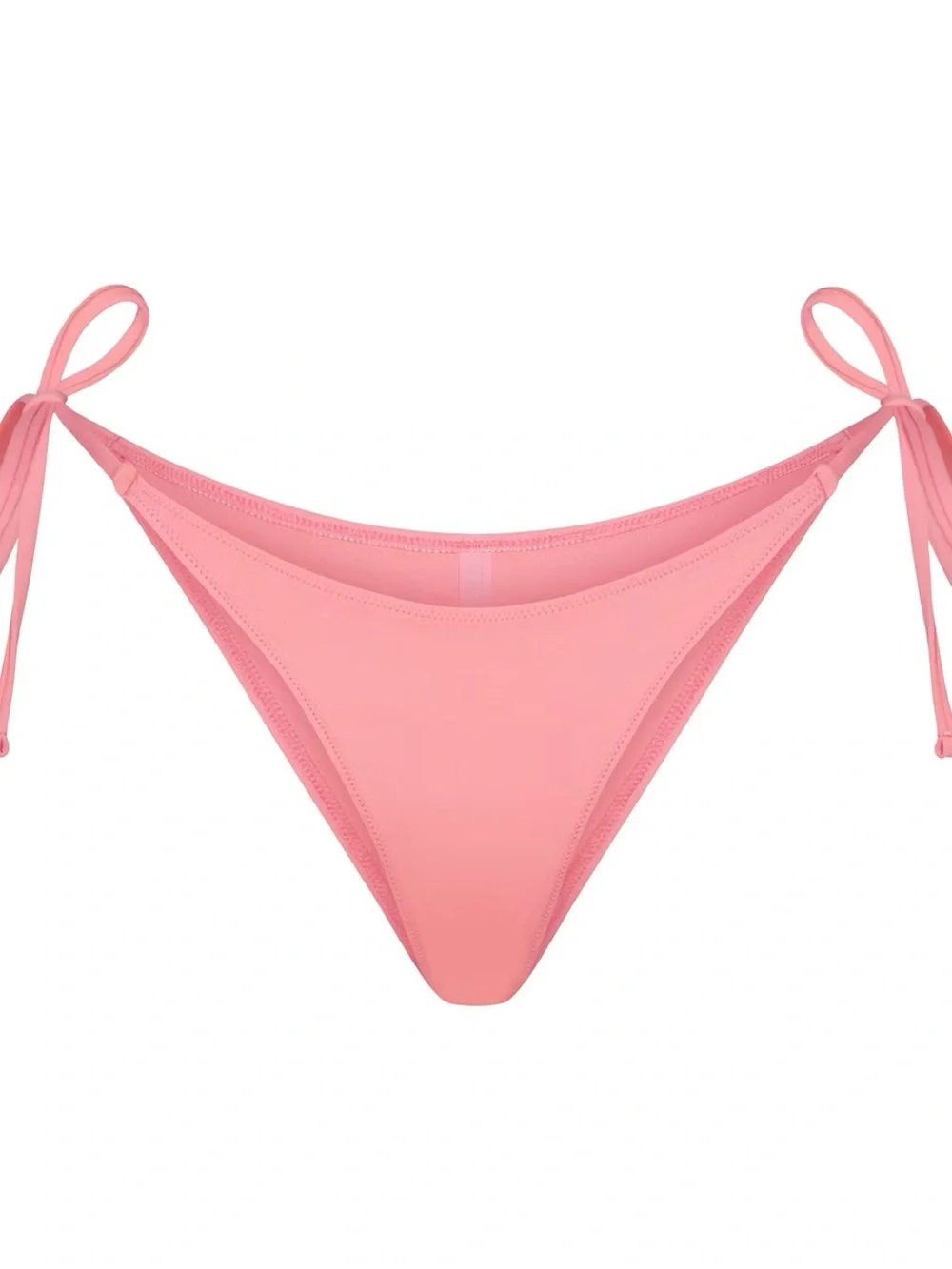 NWT Skims Signature Swim Triangle Bikini Top & Dipped Tie Bottom Set in Melon S